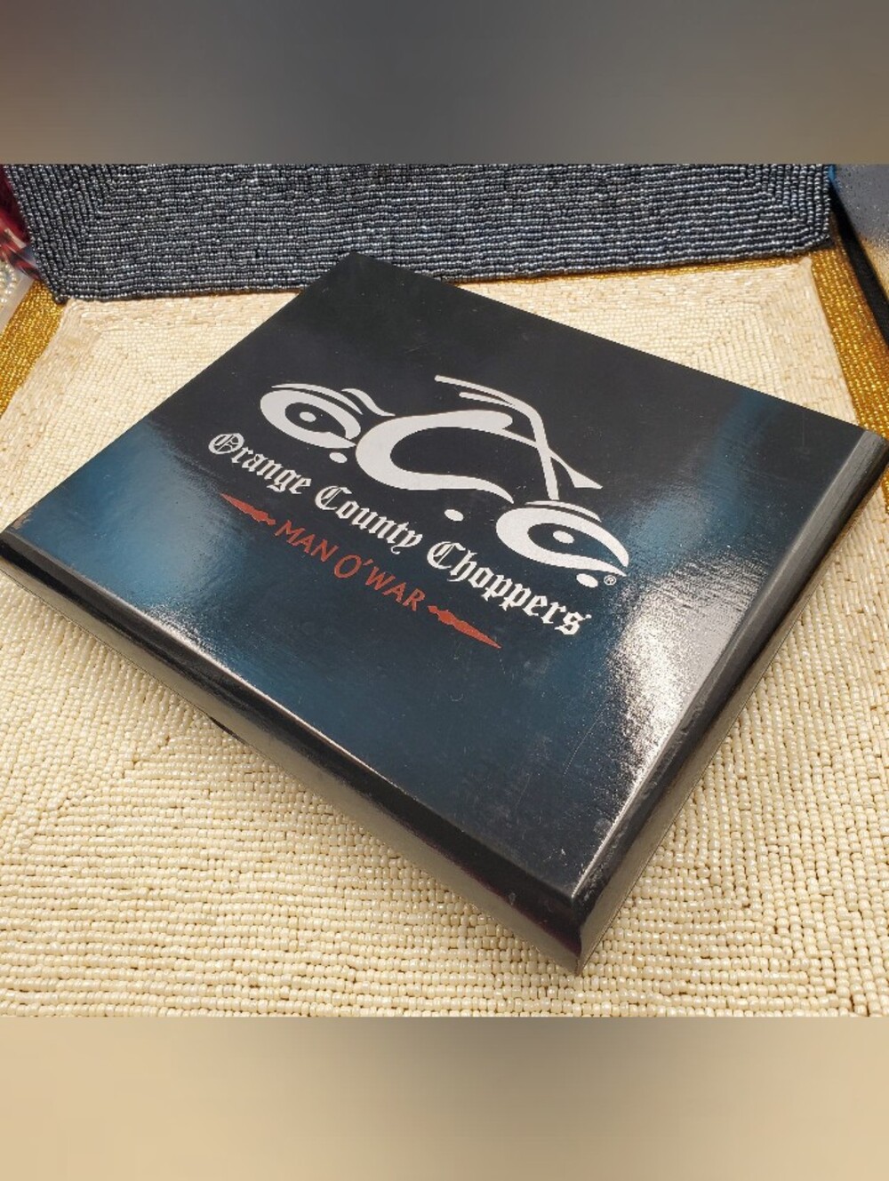 Orange County Choppers Man O War Cigar Box used Condition (C30)